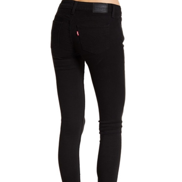 levi's 535 super skinny jeans black